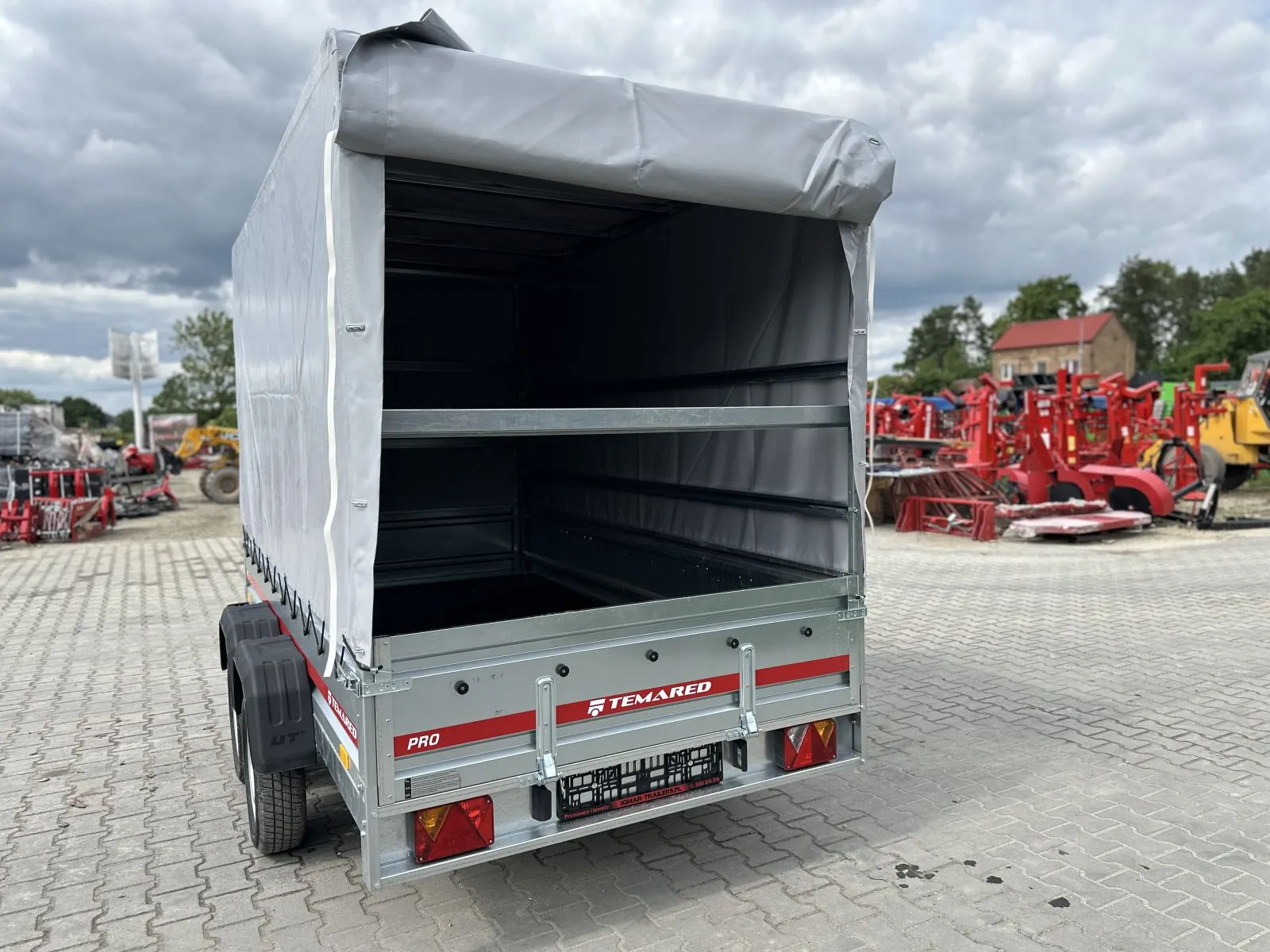 Temared 2-Achser Anhänger 300 × 150 mit Plane – Image 5